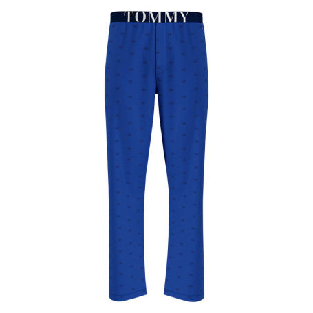 Pantalon de pyjama en coton biologique bleu...