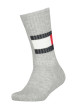 Thumbnail Lot de 2 paires de chaussettes hautes gris et noir unies avec une coupe haute et un imprimé chiné - Image 2