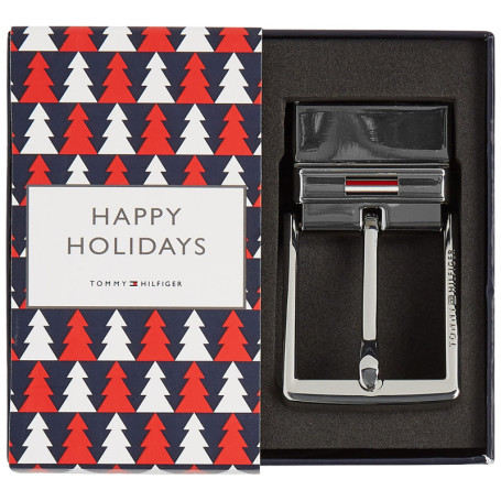 Coffret cadeau avec une ceinture en cuir noir