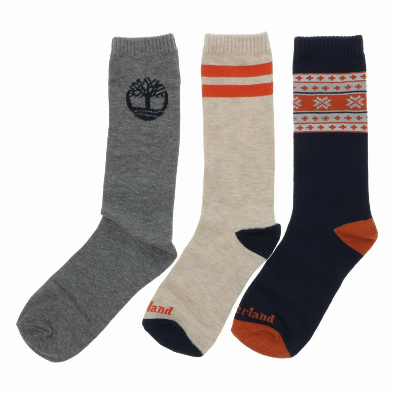 Timberland - Chaussettes Hautes Multicolore Imprimées Coupe Haute - Multicolore