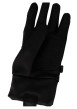 Thumbnail Gants noirs unis avec le nom de la marque sur le dessus - Image 4