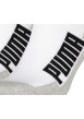 Thumbnail Lot de 2 paires de chaussettes basses en coton bicolore blanches et grises - Image 2