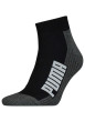 Thumbnail Lot de 2 paires de chaussettes basses en coton mélangé noires coupe quarter - Image 6