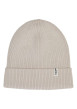 Thumbnail Bonnet écru uni à revers Brink Beanie Ln en coton
