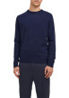 Thumbnail Pull bleu chiné Lambswool Knit Crew Neck Ln en laine mélangée et col rond - Image 2