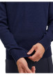 Thumbnail Pull bleu chiné Lambswool Knit Crew Neck Ln en laine mélangée et col rond - Image 5
