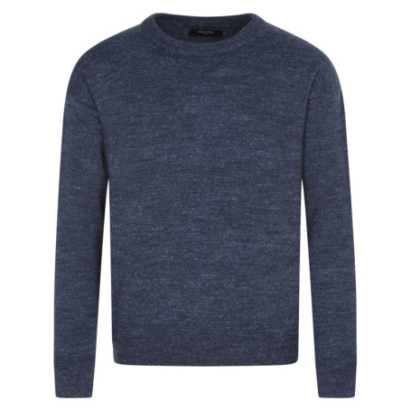 Pull Melvin anthracite uni col rond et manches...