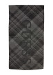 Thumbnail Foulard dégradé noir avec nom de la marque brodé