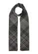 Thumbnail Foulard dégradé noir avec nom de la marque brodé - Image 2