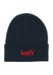 Thumbnail Bonnet Poster Logo Beanie marine uni