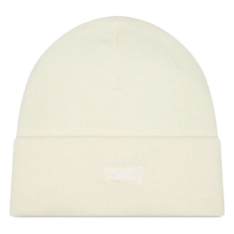 Levi's® Acc. - Bonnet Beige En Point De Jersey Avec Revers Et Petit Logo De La Marque - Beige Levi's® Acc. - Bonnet Beige En Point De Jersey Avec Revers Et Petit Logo De La Marque - Beige
