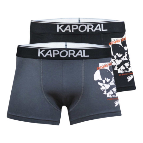 Lot de 2 Boxers classique gris imprimé avec une...