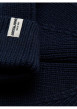 Thumbnail Bonnet à revers en coton biologique marine uni avec étiquette et branding - Image 6