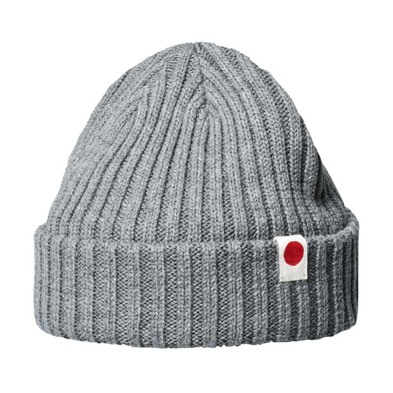 Jack & Jones - Bonnet En Coton Biologique Gris Uni Avec étiquette Blanche Cousue - Gris Jack & Jones - Bonnet En Coton Biologique Gris Uni Avec étiquette Blanche Cousue - Gris