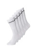 Thumbnail Lot de 5 paires de chaussettes hautes en coton mélangé blanches unies coupe haute - Image 3