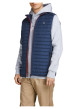Thumbnail Doudoune matelassée sans manches MULTI BODYWARMER COLLAR marine coupe droite et col montant zippé avec logo sur la poitrine - Image 2
