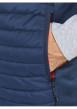 Thumbnail Doudoune matelassée sans manches MULTI BODYWARMER COLLAR marine coupe droite et col montant zippé avec logo sur la poitrine - Image 6