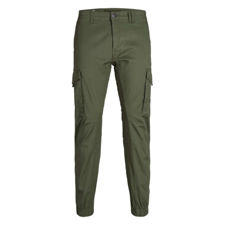Pantalon Cargo Paul Flake en coton mélangé kaki...