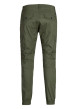 Thumbnail Pantalon Cargo Paul Flake en coton mélangé kaki uni avec une coupe slim - Image 2