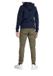 Thumbnail Pantalon Cargo Paul Flake en coton mélangé kaki uni avec une coupe slim - Image 4