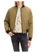 Thumbnail Bomber kaki uni coupe bombers avec un col teddy reversible - Image 2