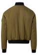 Thumbnail Bomber kaki uni coupe bombers avec un col teddy reversible - Image 6