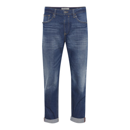 Jean Thunder Relaxed en coton bleu uni coupe...