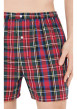 Thumbnail Caleçon en coton rouge vichy avec des boutons pour la fermeture principale - Image 3