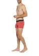 Thumbnail Boxer classique en coton rouge imprimé baskets all over avec taille élastiquée - Image 4