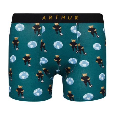 Boxer classique en coton sapin imprimé ours...