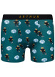 Thumbnail Boxer classique en coton sapin imprimé ours footballer