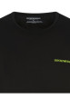 Thumbnail Lot de 2 T-shirts en coton noir uni à coupe droite et col rond - Image 3