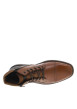 Thumbnail Bottines en cuir marron avec doublure en laine et fermeture zippée - Image 5
