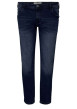 Thumbnail Pantalon indigo pour homme 100% coton effet délavé coupe slim