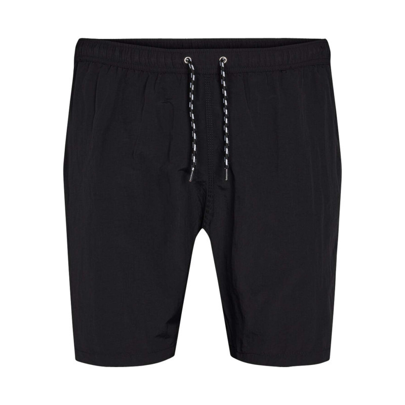 North 56°4 - Short De Bain Noir Uni Avec Une Coupe Droite Et Une Taille élastiquée - Noir North 56°4 - Short De Bain Noir Uni Avec Une Coupe Droite Et Une Taille élastiquée - Noir