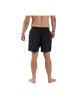 Thumbnail Short de bain noir uni avec une coupe droite et une taille élastiquée - Image 3