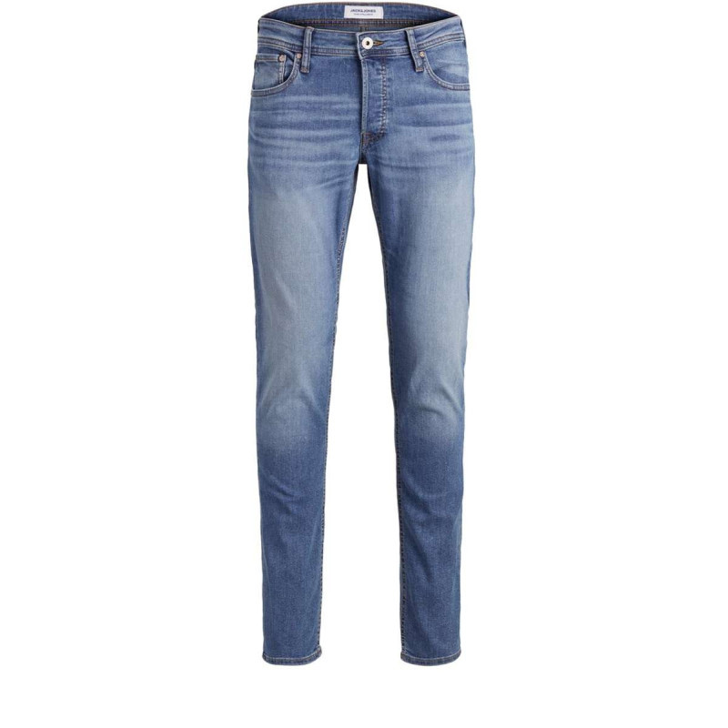 Jack & Jones + - Jean Bleu Pour Homme Effet Délavé Coupe Regular Glenn - Bleu Jack & Jones + - Jean Bleu Pour Homme Effet Délavé Coupe Regular Glenn - Bleu