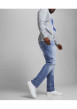 Thumbnail Jean bleu pour homme effet délavé coupe regular GLENN - Image 6