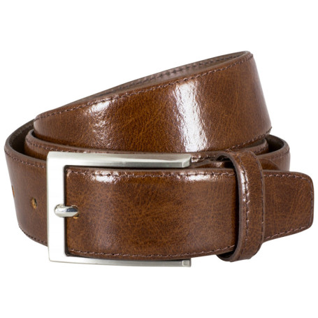 Ceinture en cuir marron