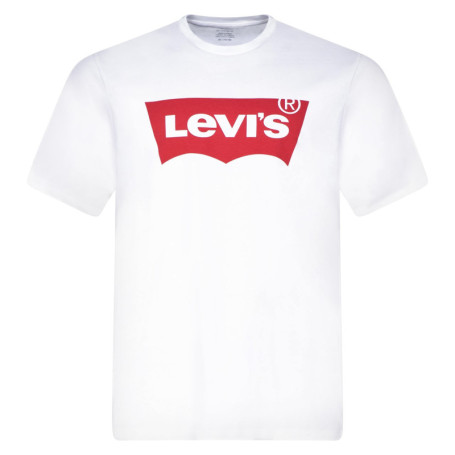 T-shirt Batwing blanc en coton uni coupe...