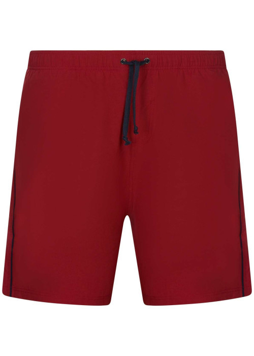 Short de bain homme rouge