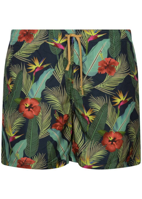 Short de bain homme vert