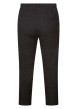 Thumbnail Pantalon de Pyjama noir uni avec un cordon à nouer à la taille - Image 2