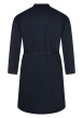 Thumbnail Robes de chambre marine unie avec une ceinture à nouer à la taille - Image 2