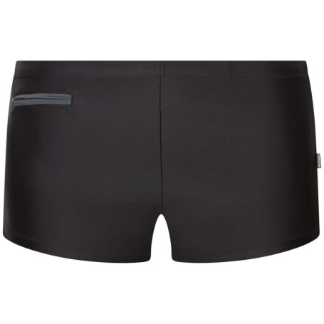 Maillot de bain noir uni avec une coupe près du...