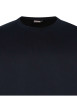 Thumbnail Sweat homme marine uni avec un col rond et des manches longues - Image 3