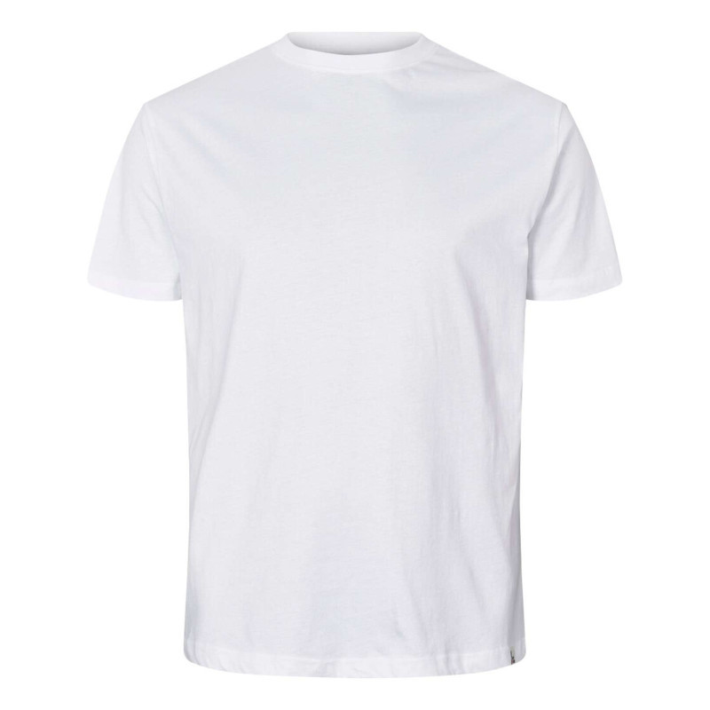 North 56°4 - Lot De 2 T-shirts Blancs En Coton Avec Un Col Rond Et Une Coupe Droite - Blanc