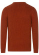 Thumbnail Pull orange uni avec une coupe droite, un col rond et à manches longues - Image 2
