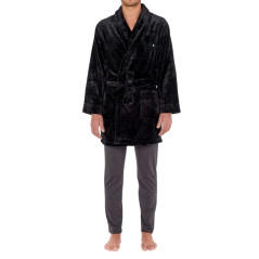 Manteau court pour homme Revise RE-111 - peignoir - bleu foncé C2 Manteau court pour homme Revise RE-111 - peignoir - bleu foncé C2