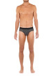 Thumbnail Slip Fortaleza noir à imprimé trèfles et pois avec logo brodé sur la taille élastiquée - Image 2